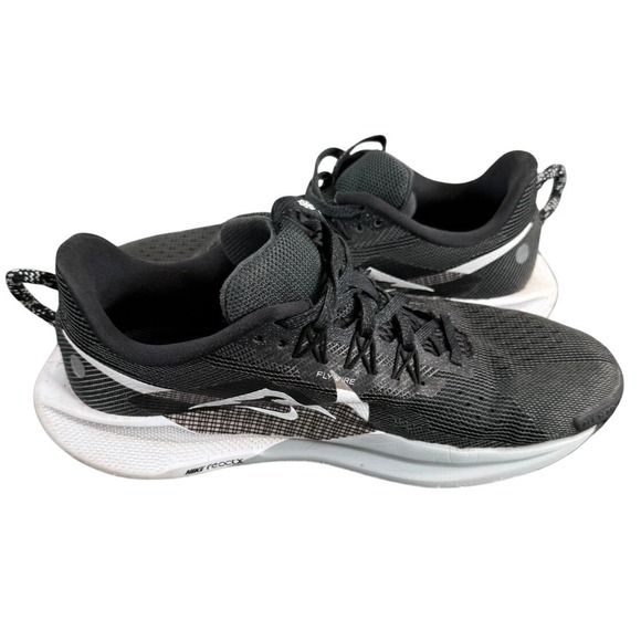 Nike Pegasus Trail 5 Womens Size 8‎ Black White Athletic Running Shoes Sneakers - Picture 6 of 10